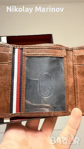 Tommy Hilfiger мъжко портомоне RFID, снимка 7 - Портфейли, портмонета - 56399835