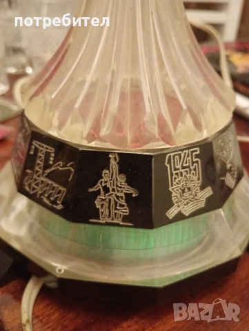 СССР Стара нощна руска лампа Ракета Космос , снимка 7 - Антикварни и старинни предмети - 52455422