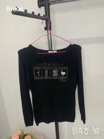 Блуза нежно плетиво универсален размер, снимка 6 - Блузи с дълъг ръкав и пуловери - 48764511