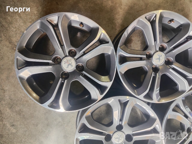 4бр.алуминиева джанта 16цола за Peugeot 5x108, снимка 2 - Гуми и джанти - 54107096