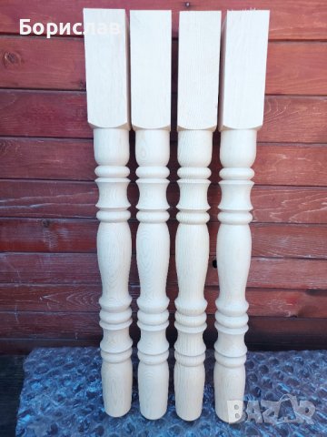 Струговани крака за маса., снимка 2 - Маси - 35732426