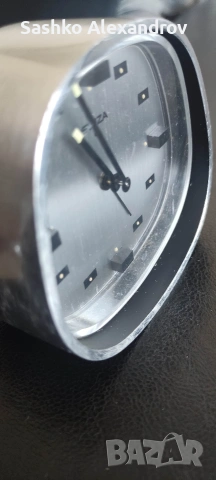 Заявен ! Ретро швейцарски будилник Swiza 8 – 8-дневен механизъм (60-70 те години) , снимка 6 - Други ценни предмети - 54171204