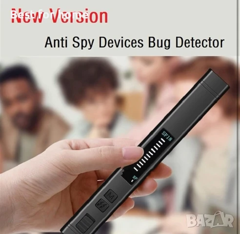 Детектор за скрита камера SC18 Mini Bug, GPS безжичен RF сигнал, аудио GSM детектор  , снимка 2 - Друга електроника - 50643553