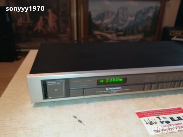 PIONEER TX-950 TUNER-MADE IN BELGIUM 2601221608, снимка 2 - Ресийвъри, усилватели, смесителни пултове - 35569345