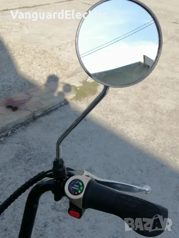 ЕЛЕКТРИЧЕСКИ СКУТЕР Maxmotors Little City Harley 1200W СИН, снимка 6 - Мотоциклети и мототехника - 42256418