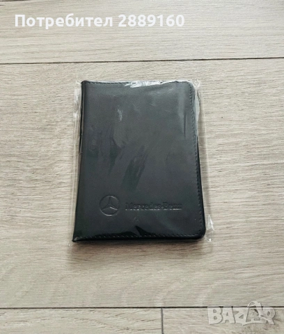*Чисто нов* Оригинален кожен калъф за документи за Mercedes, снимка 4 - Аксесоари и консумативи - 54021197