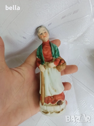 Селска идилия-Неглазиран порцелан -3 пластики ., снимка 6 - Антикварни и старинни предмети - 51677644