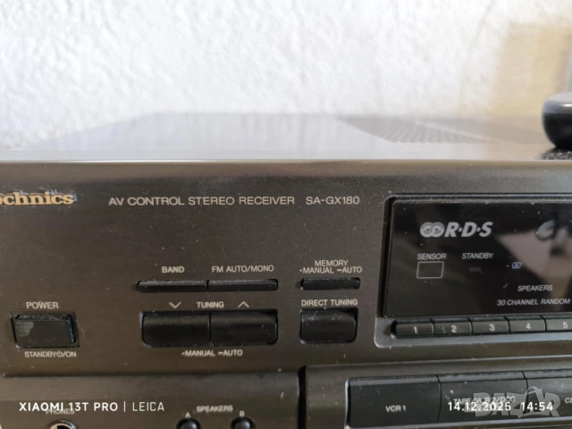 Technics SA- GX180 , снимка 5 - Ресийвъри, усилватели, смесителни пултове - 52790883