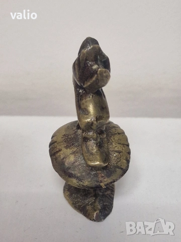 Бронзова статуетка на елф, снимка 3 - Статуетки - 54365074