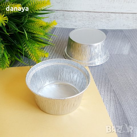 2289 Алуминиева форма за крем карамел мъфини дребни сладки, Ф9см, снимка 4 - Форми - 33831628