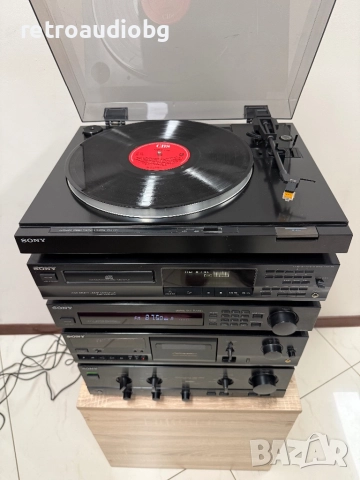 🔊Ретро аудио система SONY - Усилвател, дек, cd, тунер, грамофон и тонколони Arcus🔊, снимка 5 - Аудиосистеми - 52578543