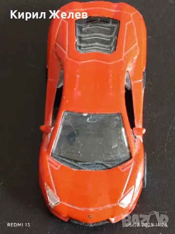 Метална количка LAMBORGHINI AVENTADOR MADE IN CHINA за КОЛЕКЦИЯ 43168, снимка 5 - Колекции - 49369622