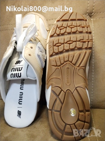 MIUMIUxNew Balance , снимка 3 - Маратонки - 53078158