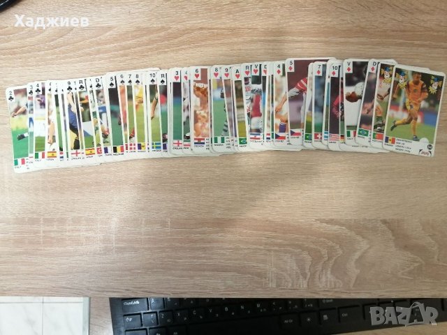 Колекционерски тестета карти за игра с футболисти , снимка 2 - Колекции - 34172556