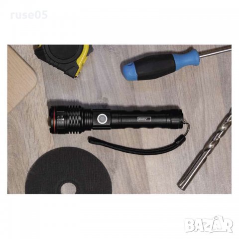 Фенер "EMOS IP44 LED 600 LM "акумулаторен метален нов, снимка 8 - Прожектори - 39223837