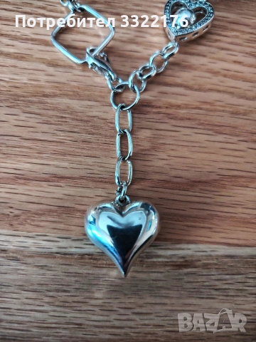 Дамски сребърен синджир, снимка 3 - Колиета, медальони, синджири - 53380702