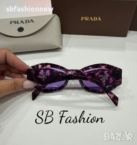 Prada очила цветни с лого, снимка 6 - Слънчеви и диоптрични очила - 53912557