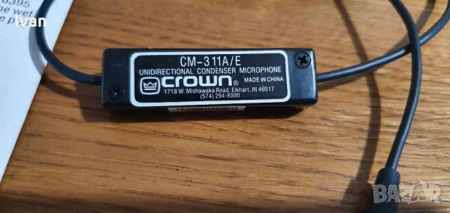 Микрофон crown, снимка 2 - Микрофони - 37452036