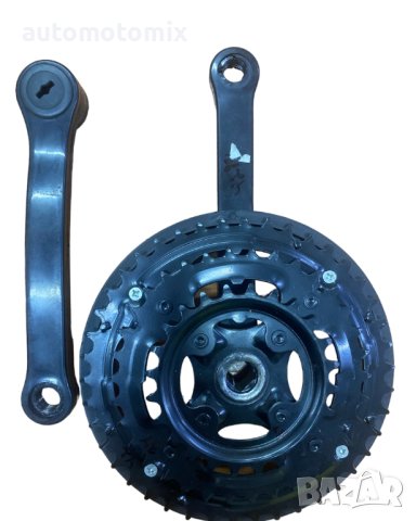 КУРБЕЛ ЗА ВЕЛОСИПЕД 42T-34T-24T - ЧЕРЕН, снимка 3 - Части за велосипеди - 42192157