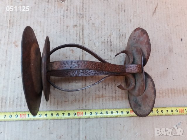 стар свещник, снимка 9 - Други ценни предмети - 36765614