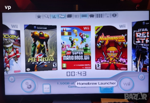 Хакната КОНЗОЛА Nintendo, Нинтендо WII с МНОГО ИГРИ! Mario, Zelda, Sonic, SEGA... пълен комплект !!!, снимка 9 - Nintendo конзоли - 52020909