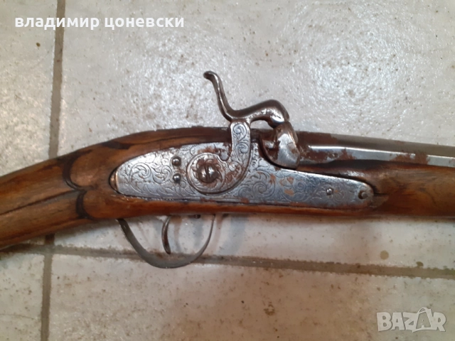 Красива автентична капсулна пушка от 19 век,пищов,пистолет, снимка 4 - Антикварни и старинни предмети - 52016635
