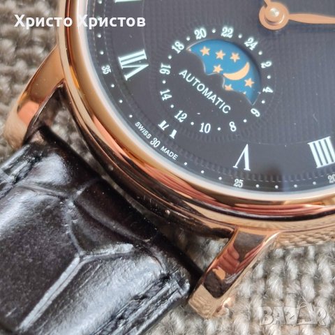 Мъжки луксозен часовник Patek Philippe Geneve Automatic , снимка 2 - Мъжки - 36898755