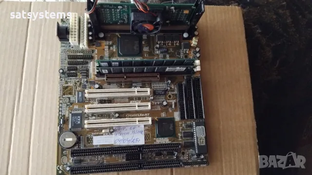 Дънна платка Zida Tomato CreateLXe-AT REV:1.11 Slot 1 CPU+RAM , снимка 3 - Дънни платки - 47884790