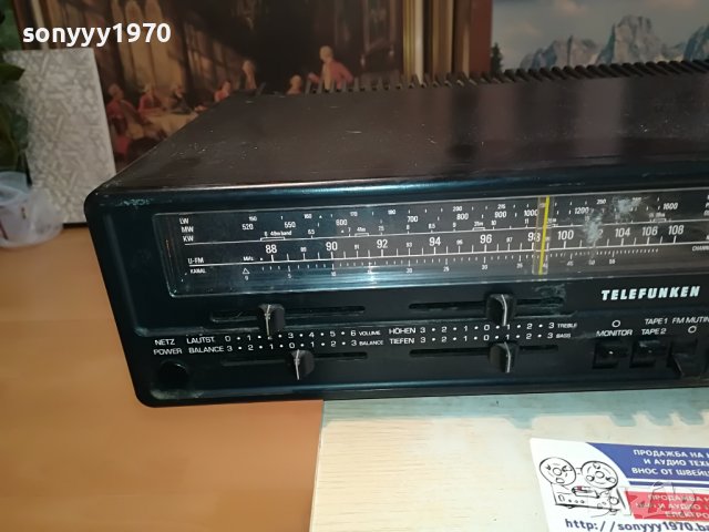 TELEFUNKEN HR3500 HIFI RECEIVER MADE IN WEST GERMANY 1503231200, снимка 11 - Ресийвъри, усилватели, смесителни пултове - 40007577