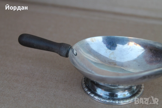 Сребърна сосиера , снимка 6 - Антикварни и старинни предмети - 52653998