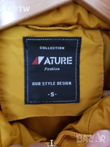 Дълга зимна грейка / елек цвят горчица, снимка 5 - Елеци - 51443616