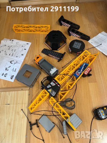 Голям детски кран, снимка 6 - Коли, камиони, мотори, писти - 42834337