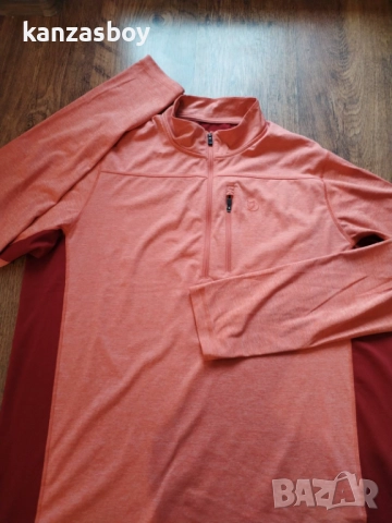 fjallraven abisko vent zip t-shirt ls - страхотна мъжка блуза ХЛ КАТО НОВА, снимка 5 - Блузи - 51924655