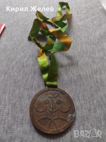 Стар рядък медал БЮРО ЗА МЛАДЕЖКИ ТУРИЗЪМ ОРБИТА БЪЛГАРИЯ за колекция - 25957, снимка 5 - Антикварни и старинни предмети - 34522594