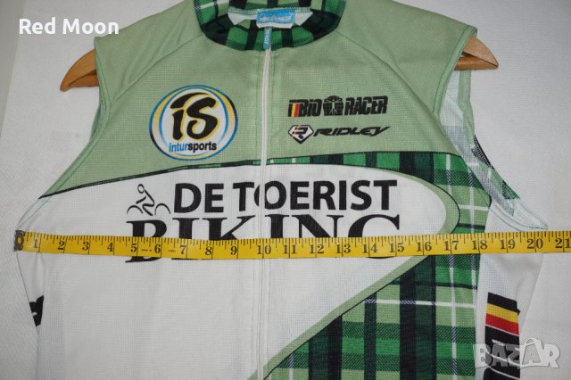 Колоездачна жилетка Wind Vest Bio-Racer Ridley De Toerist Biking, снимка 17 - Спортна екипировка - 42142882