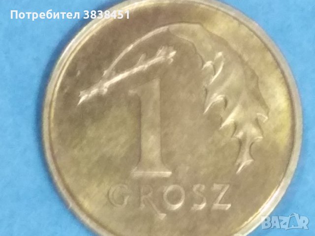 1 Grosz 2017 г Польша , снимка 1