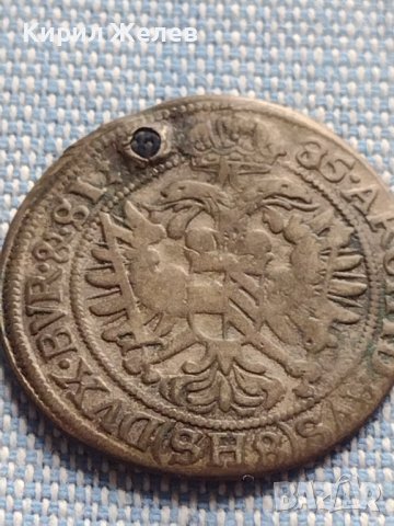 Сребърна монета 6 кройцера 1685г. Леополд първи Виена Свещена Римска Империя 13772, снимка 7 - Нумизматика и бонистика - 42899954