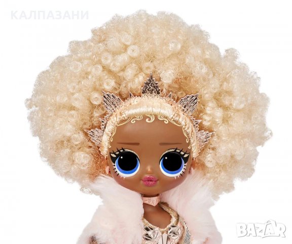 Кукла L.O.L. OMG - Holiday 2021 Колекционерска модна кукла NYE Queen със златни модни дрехи 576518, снимка 7 - Кукли - 34923993