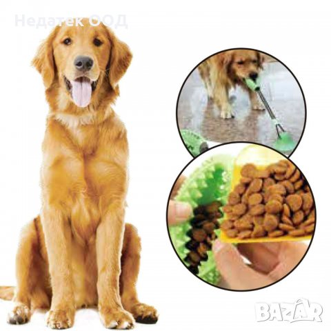 Кучешка играчка за дърпане вендуза, 46 cm, зелен, снимка 3 - За кучета - 35414239