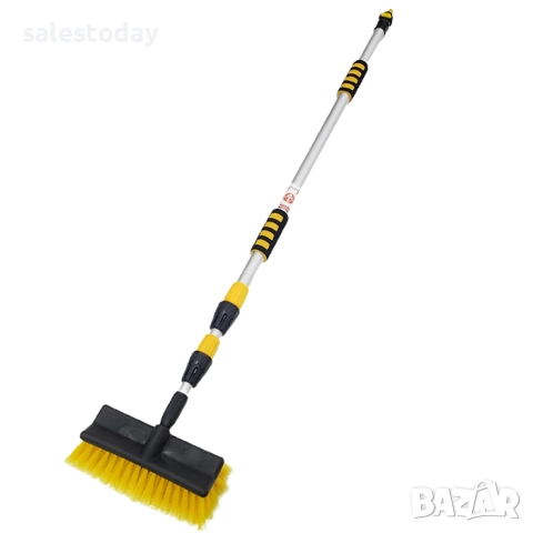 Телескопична Четка за почистване с бърза връзка към маркуч, от 1,3 до 3 метра , снимка 2 - Аксесоари и консумативи - 52523185