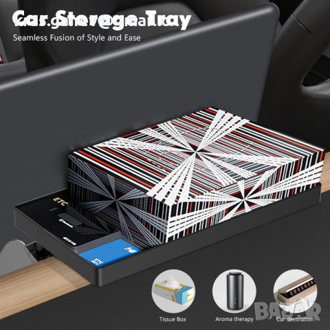 Органайзер на централната конзола за Tesla Model 3/Y, снимка 7 - Аксесоари и консумативи - 44297642