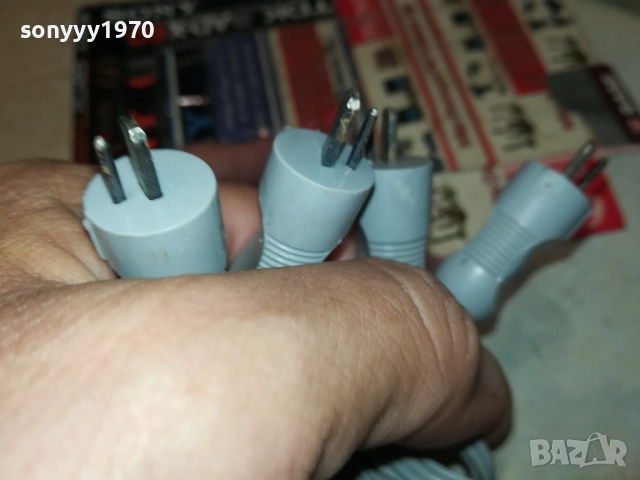 DUAL-ORIGINAL-КАБЕЛИ ЗА ТОНКОЛОНИ 2Х4М-ВНОС SWISS 2608241134, снимка 2 - Тонколони - 51493056