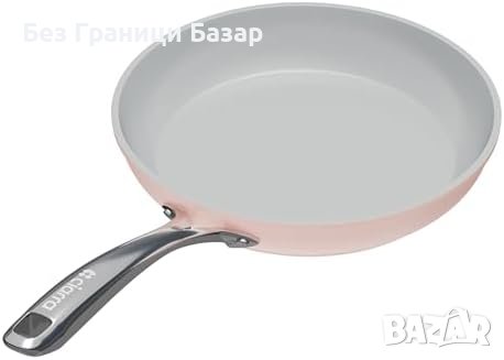 Нов Ергономичен Тиган за Готвене, Лесен за Почистване, 26cm розов, снимка 7 - Съдове за готвене - 44396138