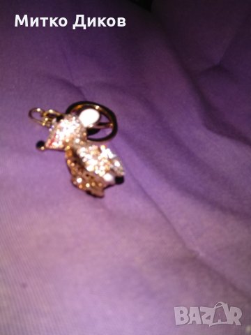 Ключодържател метален луксозен - мишле с инкрустирани камъни-2020 година на плъха, снимка 6 - Колекции - 29802148