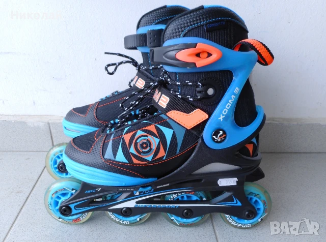-40% НОВИ Регулируеми ролери Stuf Xoom 2 Boy - №35-38, снимка 2 - Ролери, кънки - 50565058