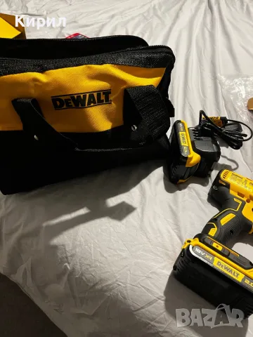 Чисто Нов Dewalt DCD 778 + 2 батерии 2.0аh+ чанта Dewalt, снимка 2 - Куфари с инструменти - 48202237