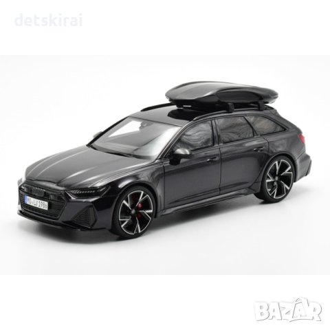 Метална количка Audi Rs6 с аутобокс 1:24, снимка 3 - Колекции - 42362874