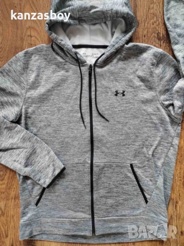 Under Armour Fleece Full Zip Hoody - мъжко горнище р-р XL, снимка 2 - Спортни дрехи, екипи - 53202607