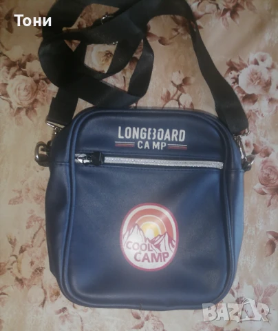 LongBoard Нова Кожена Мъжка Чанта , снимка 2 - Чанти - 50891637
