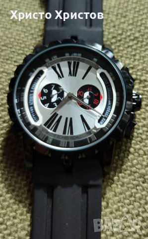 Top promo!!!Мъжки механичен луксозен часовник Roger Dubuis Excalibur 3 Time Zones Worldtimer, снимка 10 - Мъжки - 36762452